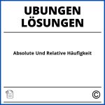 Absolute Und Relative Häufigkeit Übungen Mit Lösungen Pdf