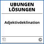 Adjektivdeklination Übungen Mit Lösungen Pdf