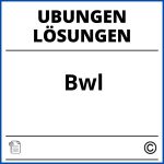 Bwl Übungen Mit Lösungen Pdf