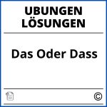 Das Oder Dass Übungen Pdf Mit Lösungen