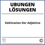 Deklination Der Adjektive Übungen Mit Lösungen Pdf