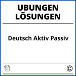 Deutsch Aktiv Passiv Übungen Mit Lösungen Pdf