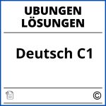 Deutsch C1 Übungen Mit Lösungen Pdf