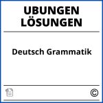 Deutsch Grammatik Übungen Mit Lösungen Pdf