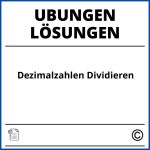 Dezimalzahlen Dividieren Übungen Mit Lösungen Pdf