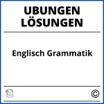 Englisch Grammatik Übungen Mit Lösungen Pdf