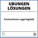 Fachrechnen Lagerlogistik Übungen Mit Lösungen Pdf