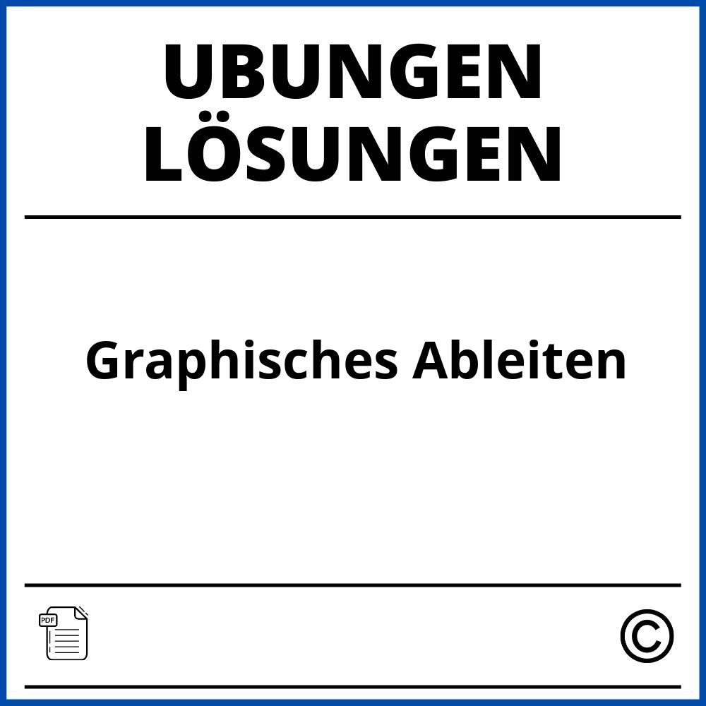 Graphisches Ableiten Übungen Mit Lösungen Pdf