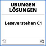 Leseverstehen C1 Übungen Mit Lösungen Pdf