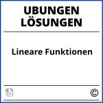 Lineare Funktionen Übungen Mit Lösungen Pdf