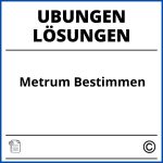 Metrum Bestimmen Übungen Mit Lösungen Pdf