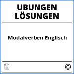 Modalverben Englisch Übungen Mit Lösungen Pdf