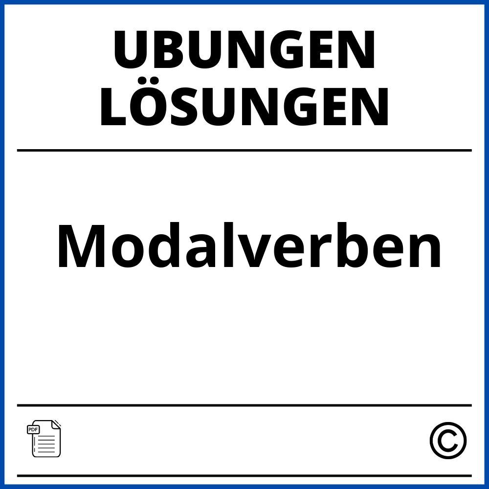 Modalverben Übungen Mit Lösungen Pdf