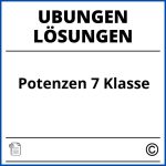 Potenzen Übungen Mit Lösungen 7 Klasse Pdf