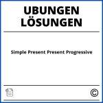 Simple Present Present Progressive Übungen Mit Lösungen Pdf