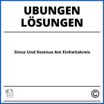 Sinus Und Kosinus Am Einheitskreis Übungen Mit Lösungen Pdf