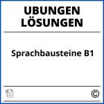 Sprachbausteine B1 Übungen Mit Lösungen Pdf