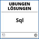 Sql Übungen Mit Lösungen Pdf