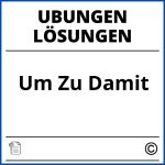 Um Zu Damit Übungen Mit Lösungen Pdf